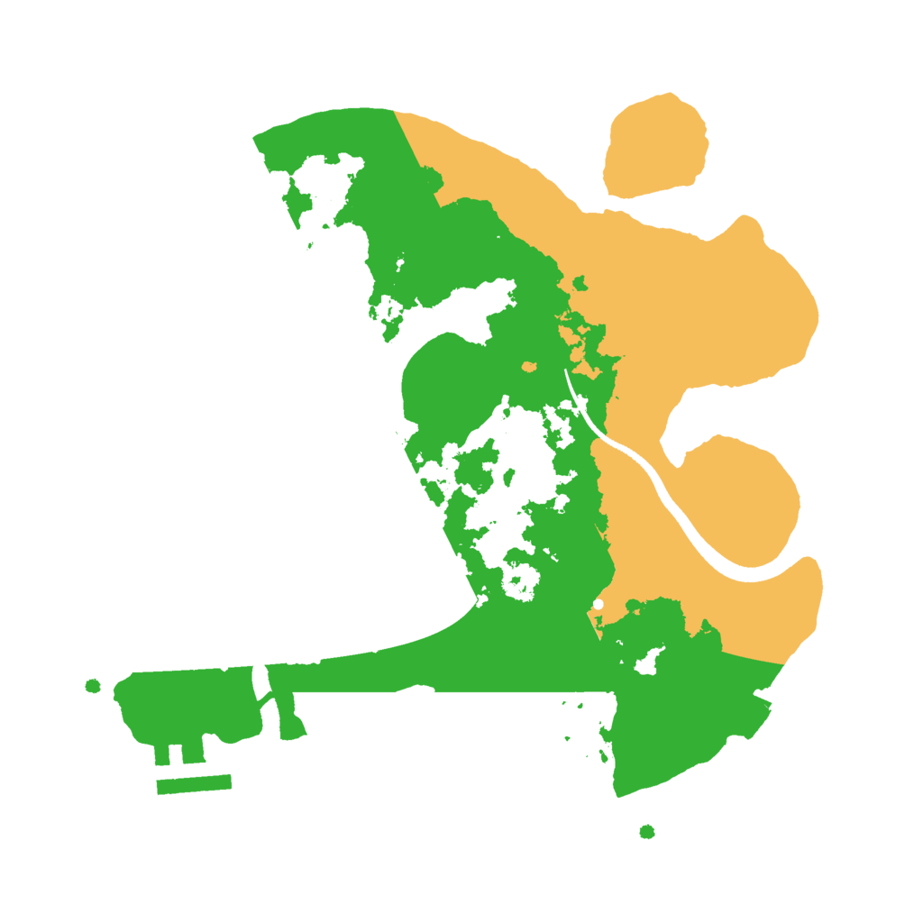 Biome Rust Map: Procedural Map, Size: 2500, Seed: 1802050606