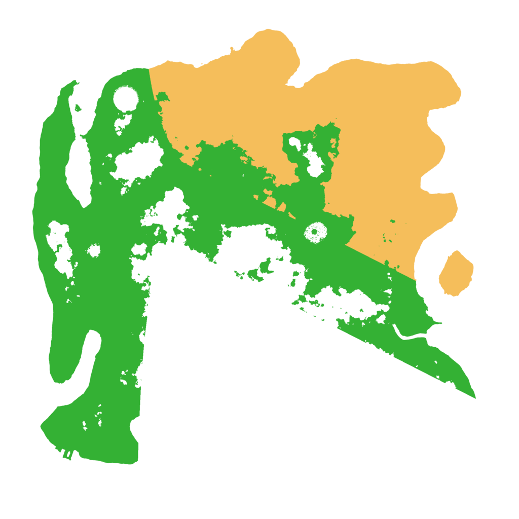 Biome Rust Map: Procedural Map, Size: 3700, Seed: 456738964