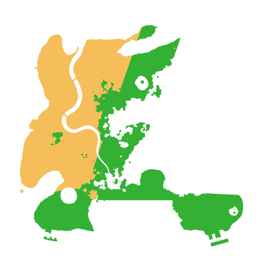 Biome Rust Map: Procedural Map, Size: 3000, Seed: 682305417