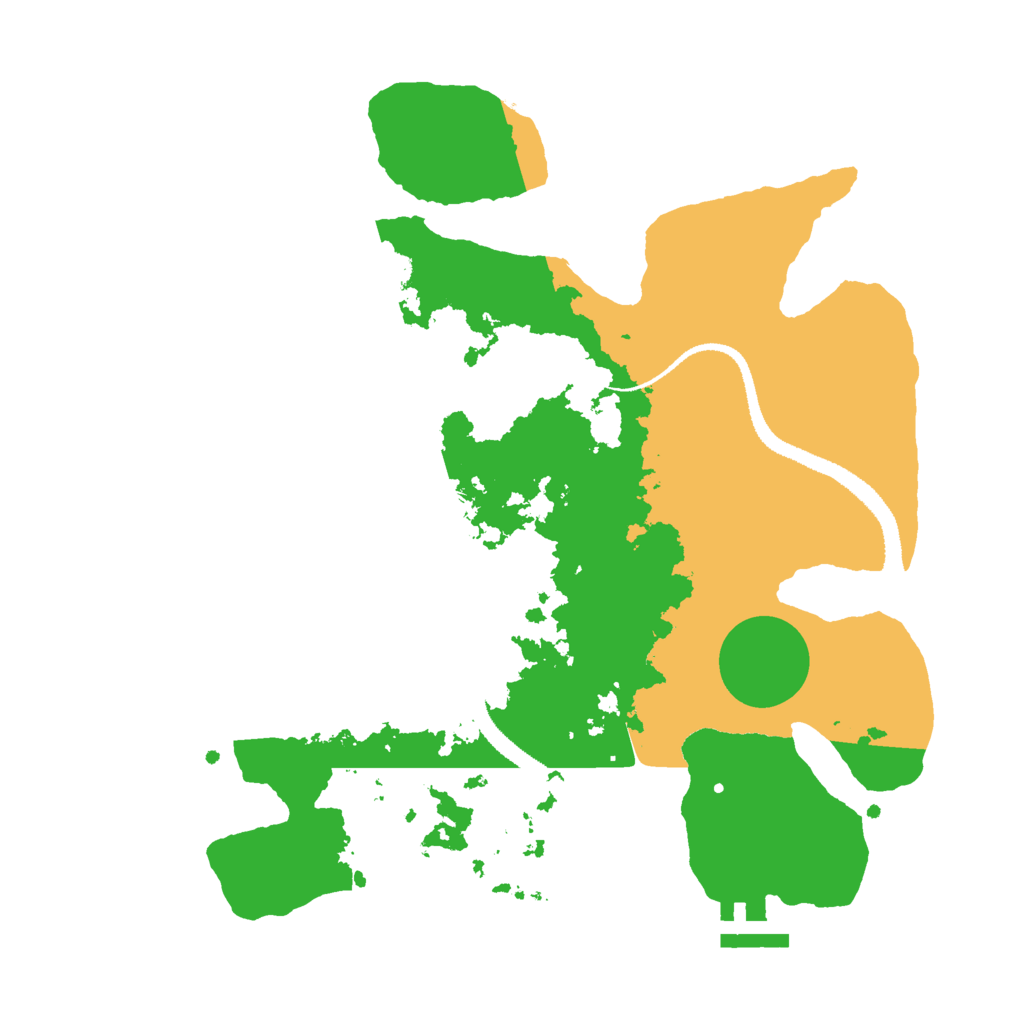 Biome Rust Map: Procedural Map, Size: 3000, Seed: 2113343597