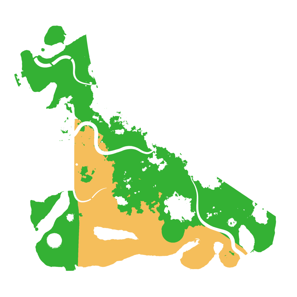 Biome Rust Map: Procedural Map, Size: 3500, Seed: 515670448