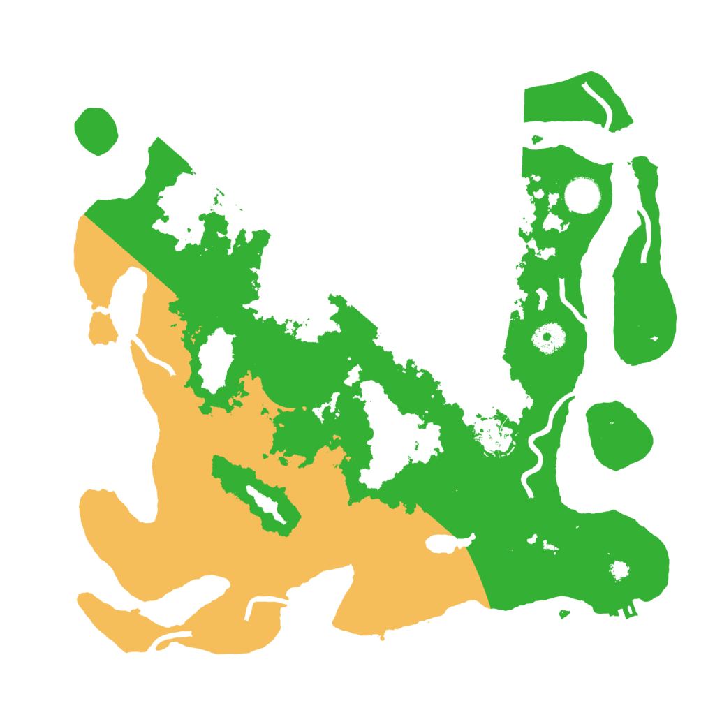 Biome Rust Map: Procedural Map, Size: 3500, Seed: 341765508