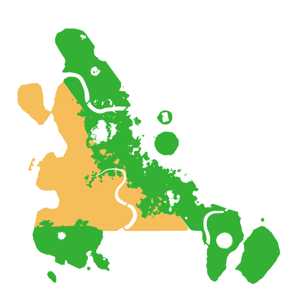 Biome Rust Map: Procedural Map, Size: 3500, Seed: 1296202170