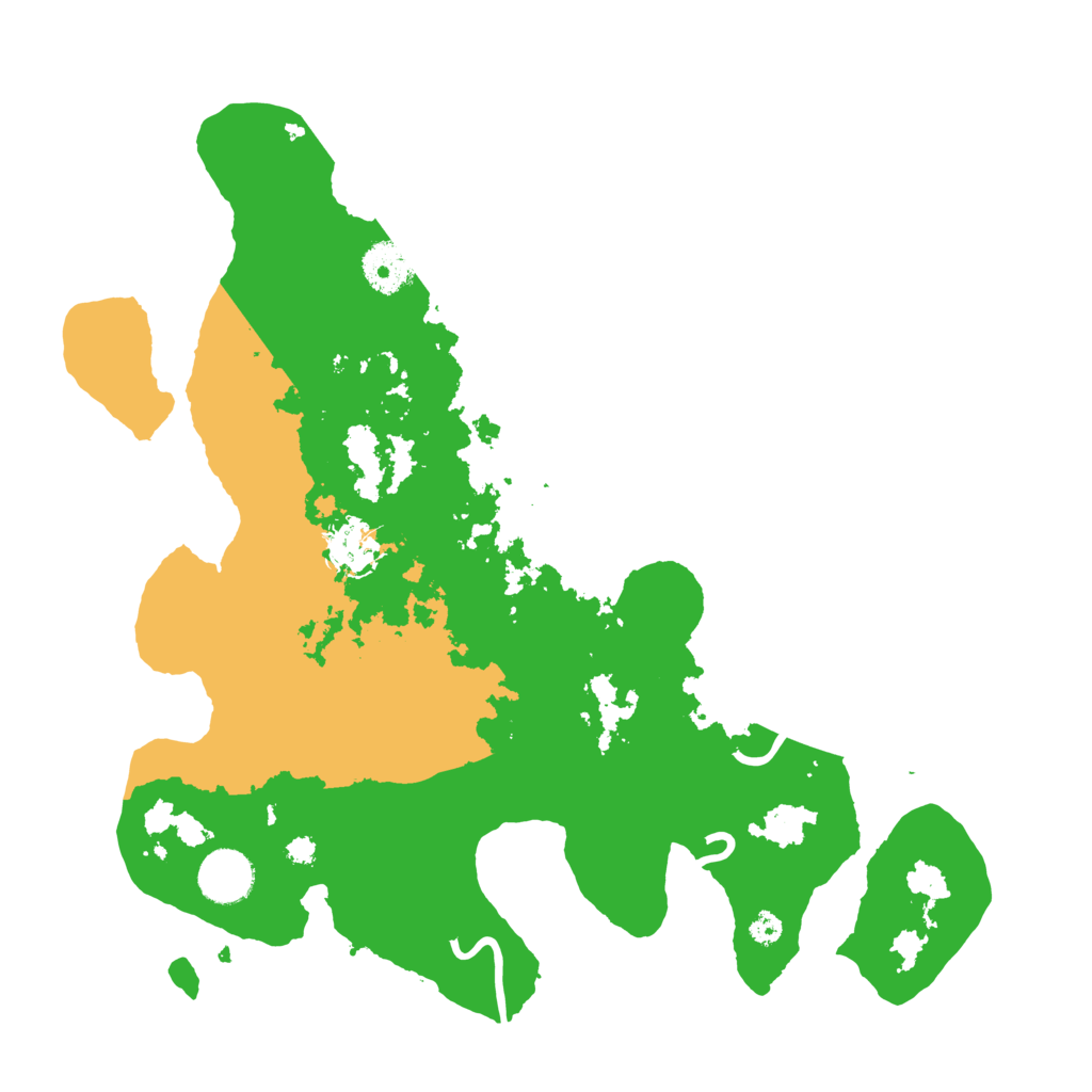 Biome Rust Map: Procedural Map, Size: 3500, Seed: 1296202170