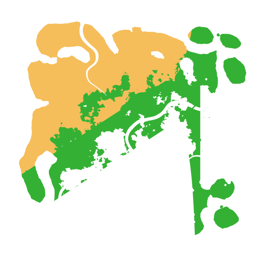 Biome Rust Map: Procedural Map, Size: 3500, Seed: 23247