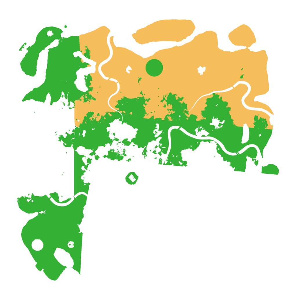 Biome Rust Map: Procedural Map, Size: 4500, Seed: 771108055