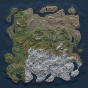 Thumbnail Rust Map: Procedural Map, Size: 4500, Seed: 771108055, 18 Monuments