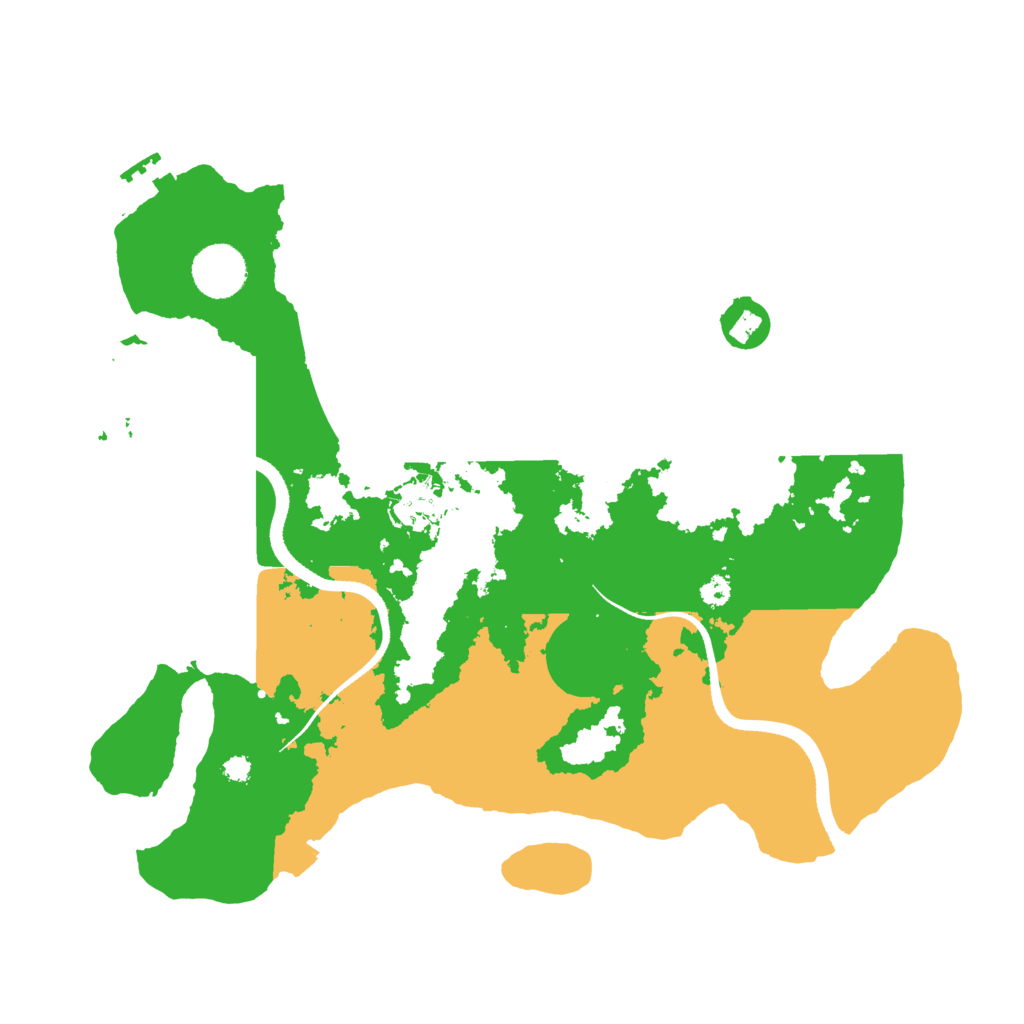 Biome Rust Map: Procedural Map, Size: 3500, Seed: 7892274