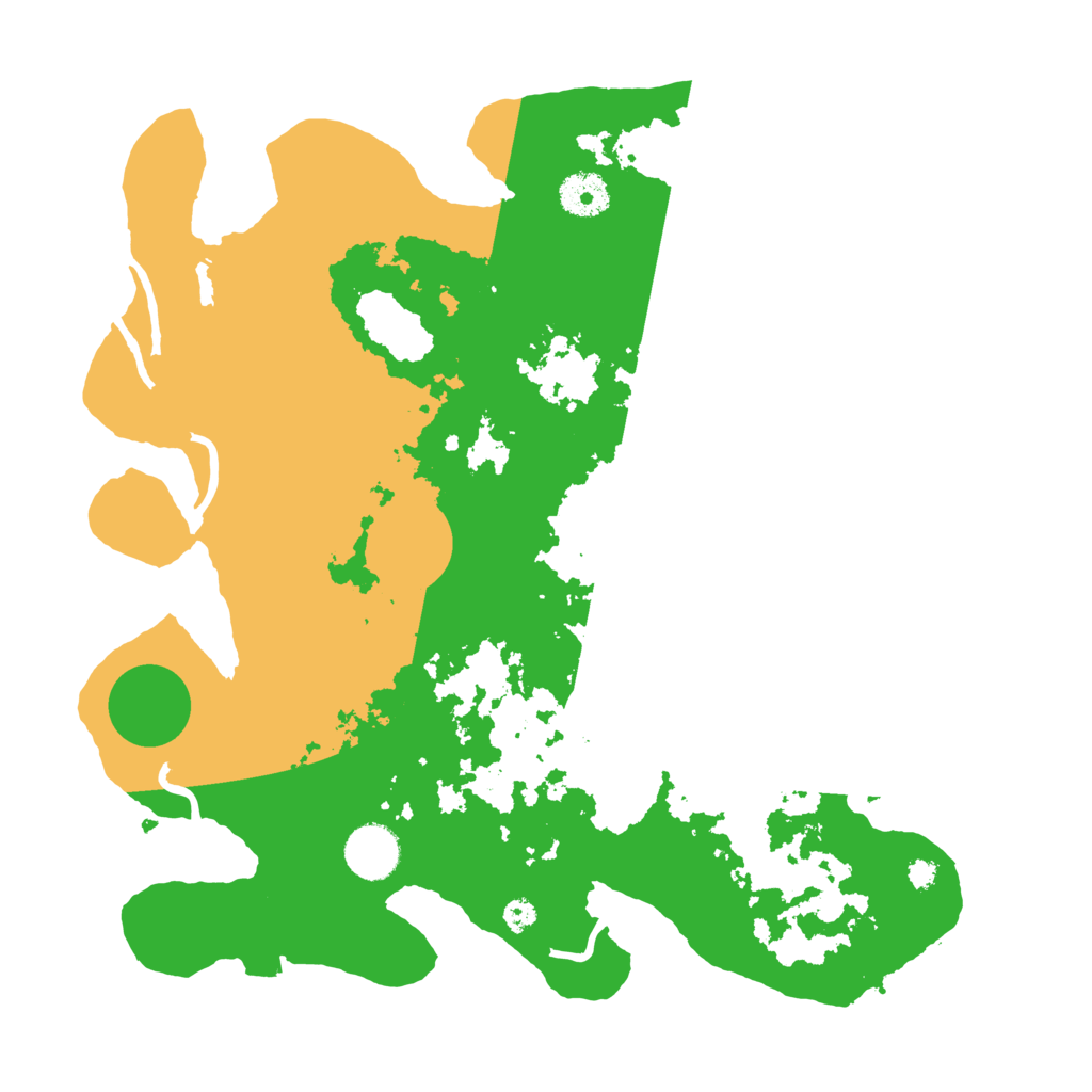 Biome Rust Map: Procedural Map, Size: 3500, Seed: 8451942