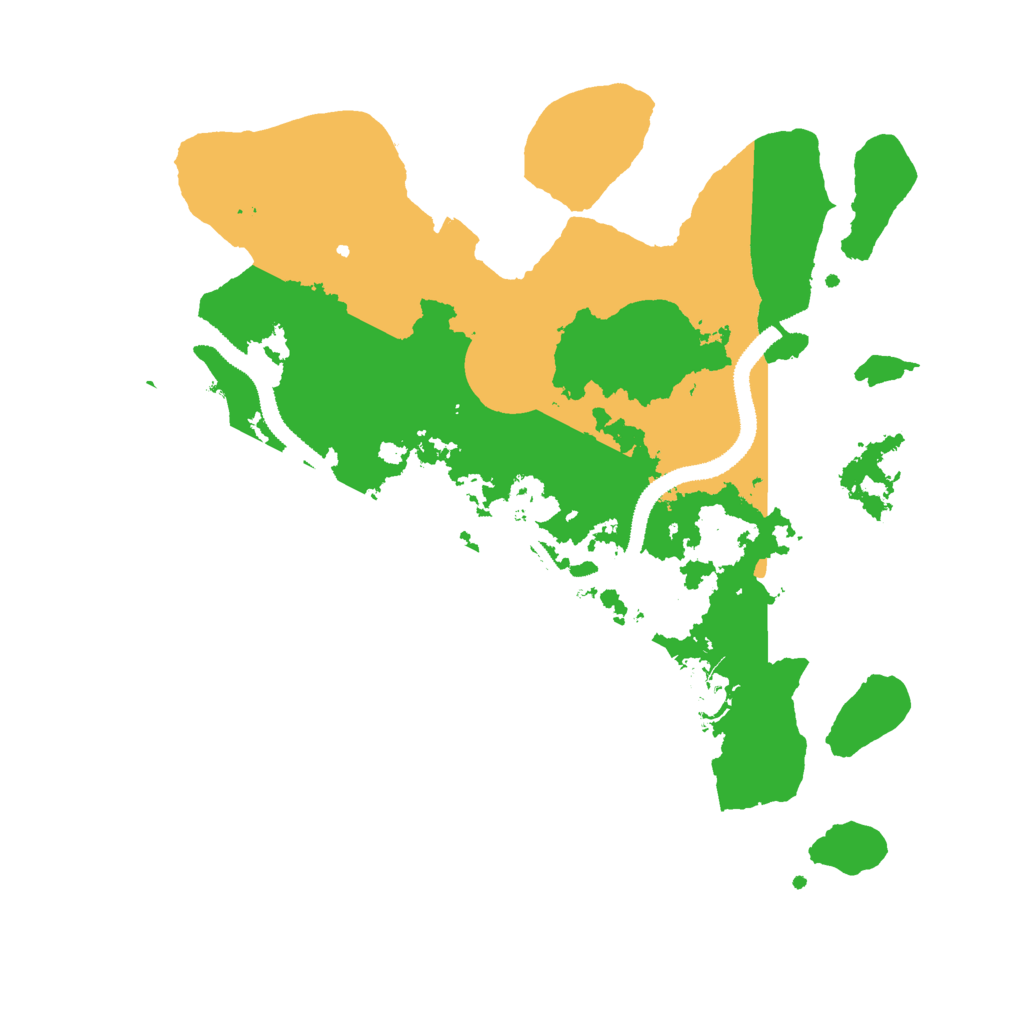 Biome Rust Map: Procedural Map, Size: 3000, Seed: 924115307