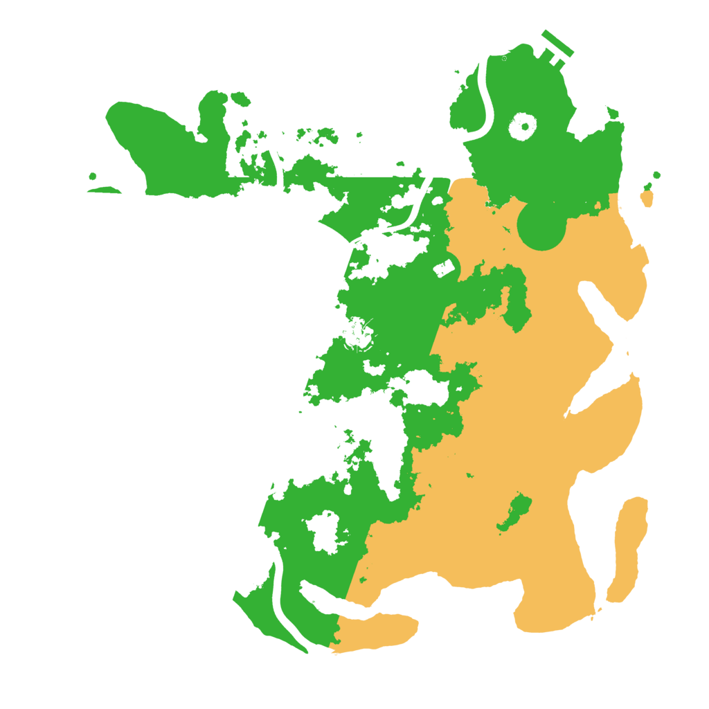 Biome Rust Map: Procedural Map, Size: 3900, Seed: 91419806