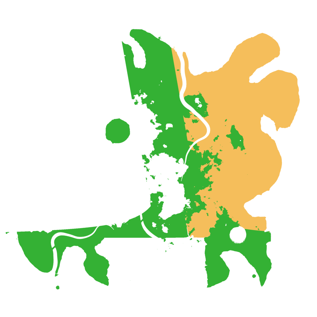 Biome Rust Map: Procedural Map, Size: 3500, Seed: 22492890