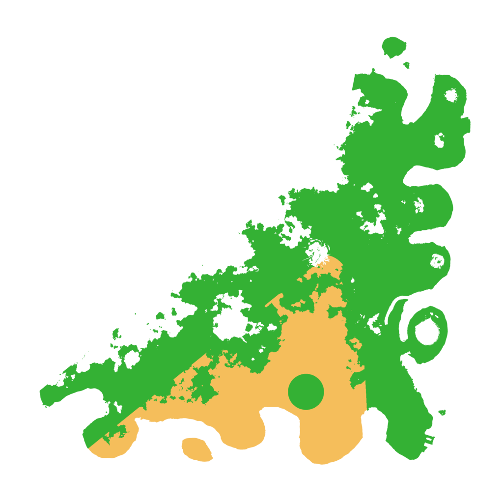 Biome Rust Map: Procedural Map, Size: 3700, Seed: 29343982