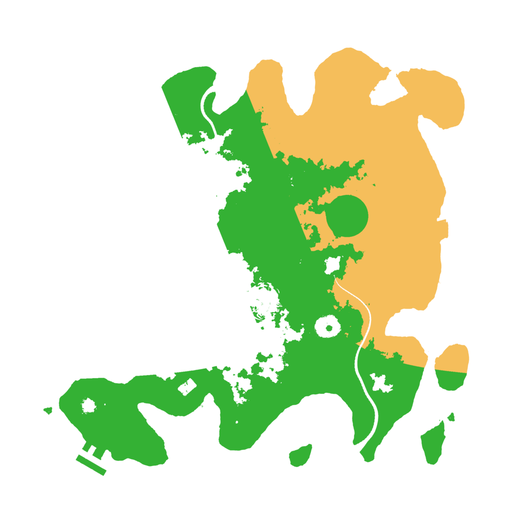 Biome Rust Map: Procedural Map, Size: 3250, Seed: 1500145217