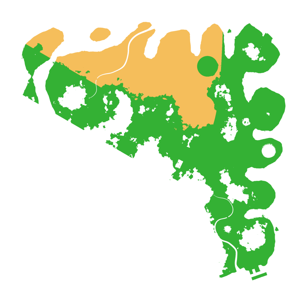 Biome Rust Map: Procedural Map, Size: 3900, Seed: 78336672