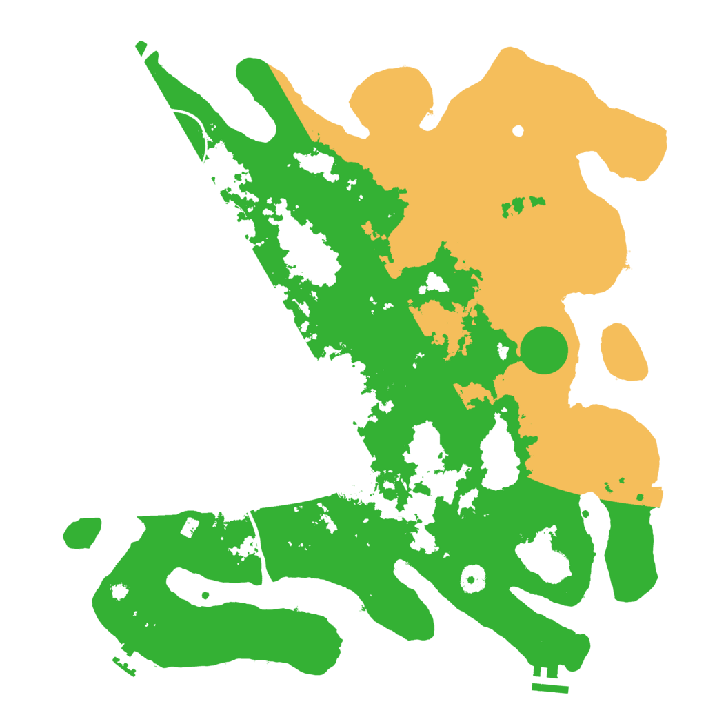 Biome Rust Map: Procedural Map, Size: 3900, Seed: 65759922