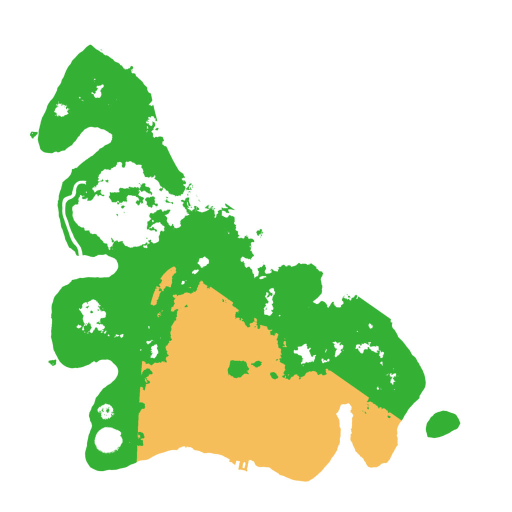 Biome Rust Map: Procedural Map, Size: 3500, Seed: 2113745709