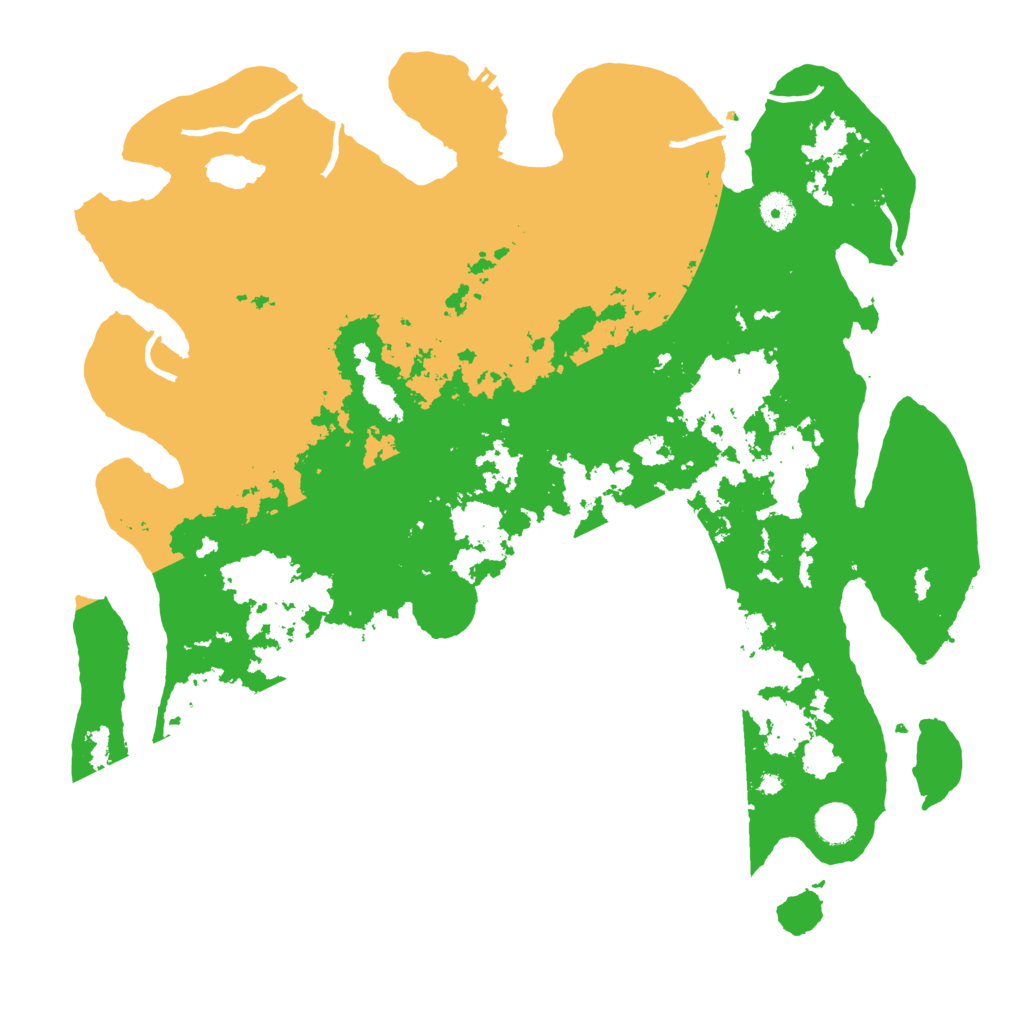 Biome Rust Map: Procedural Map, Size: 4300, Seed: 80608284