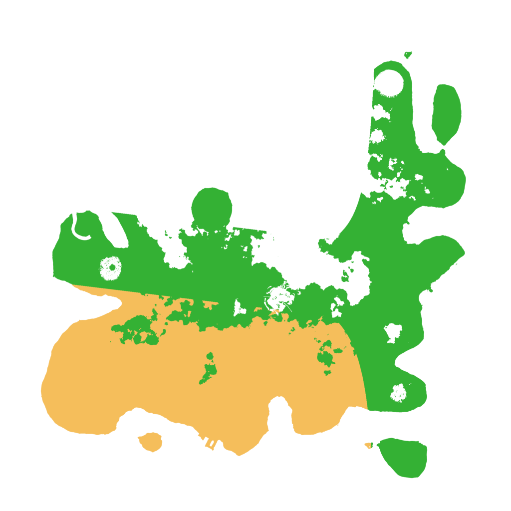 Biome Rust Map: Procedural Map, Size: 3333, Seed: 1578987303