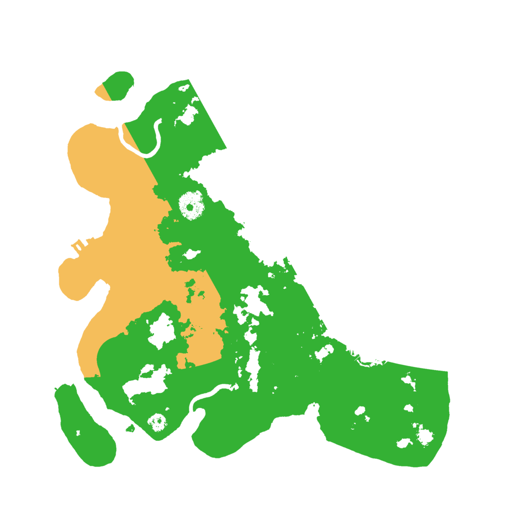 Biome Rust Map: Procedural Map, Size: 3000, Seed: 6318