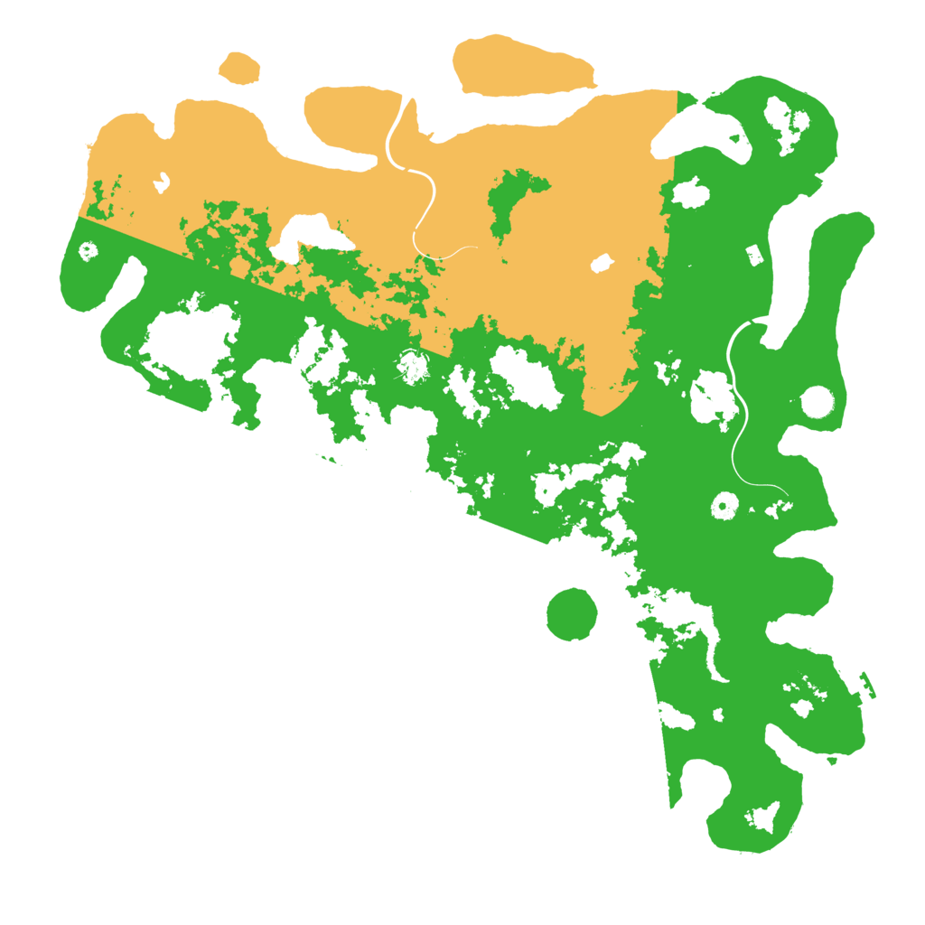 Biome Rust Map: Procedural Map, Size: 5000, Seed: 8190273