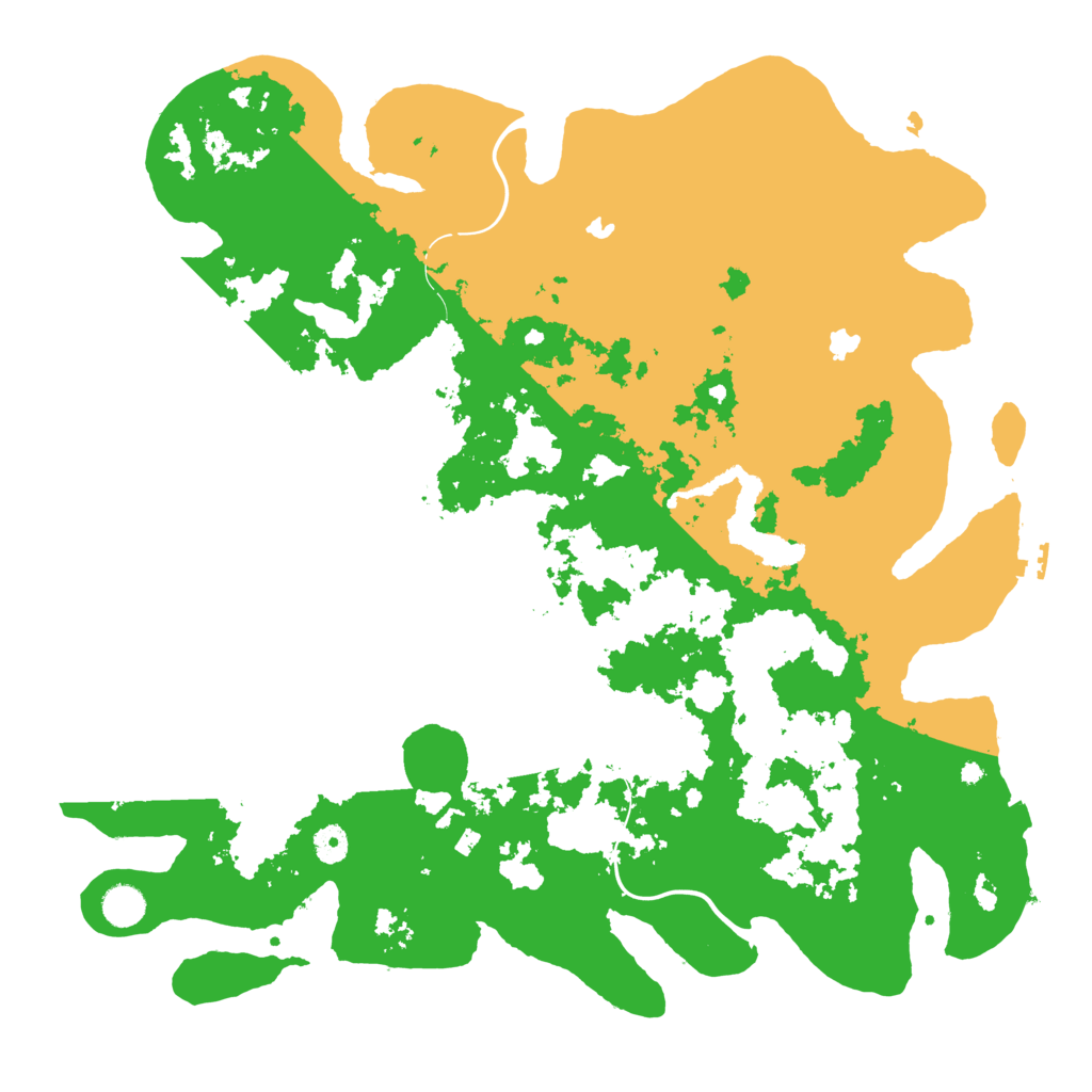 Biome Rust Map: Procedural Map, Size: 4500, Seed: 840038208