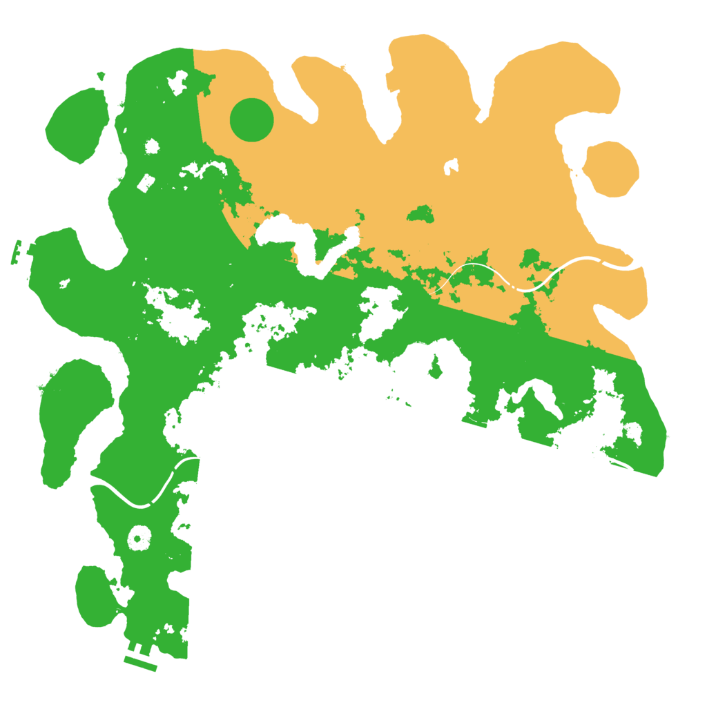 Biome Rust Map: Procedural Map, Size: 4250, Seed: 1881419196