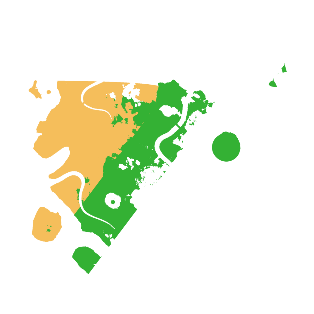 Biome Rust Map: Procedural Map, Size: 3000, Seed: 20469