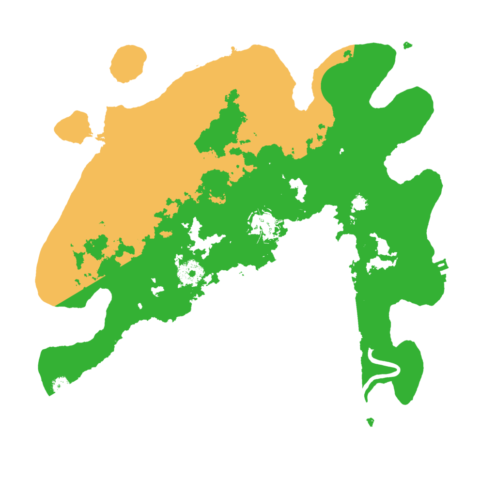 Biome Rust Map: Procedural Map, Size: 3000, Seed: 13071692