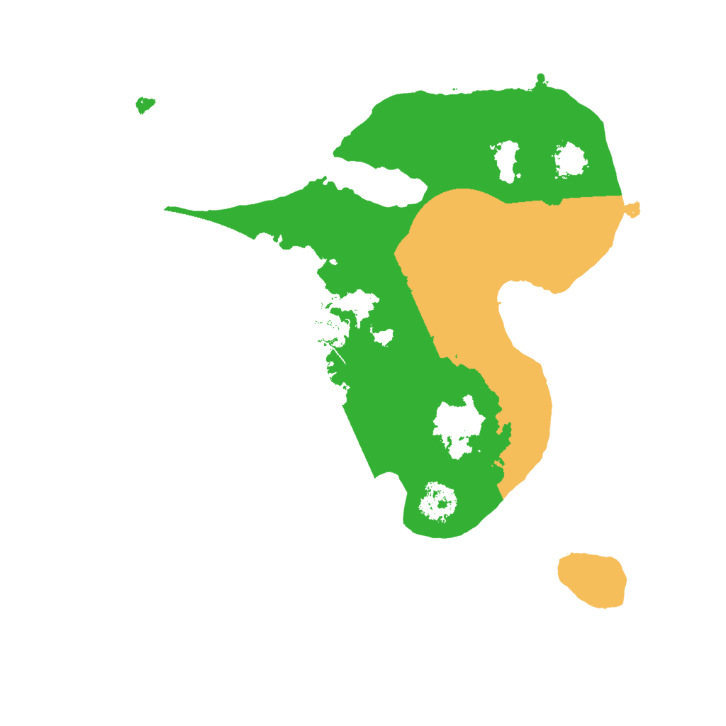 Biome Rust Map: Procedural Map, Size: 2000, Seed: 815488022