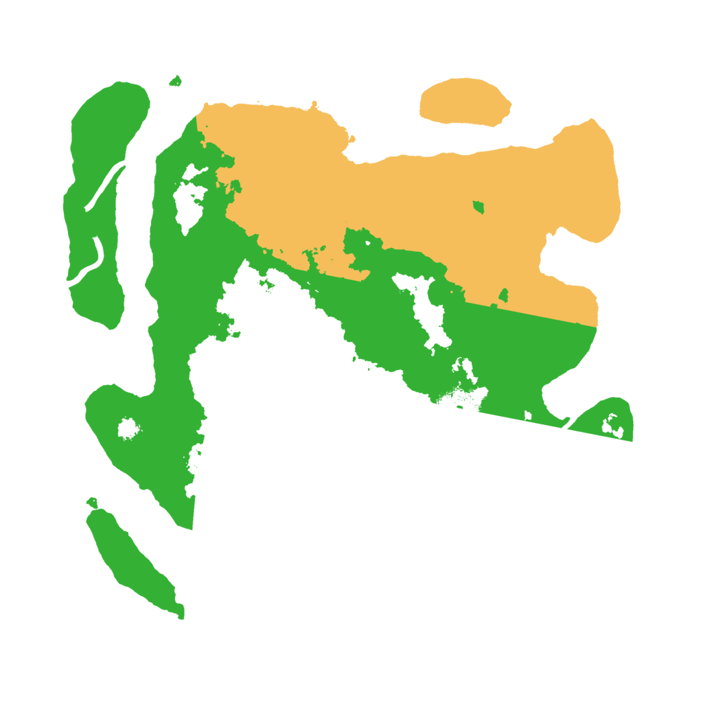 Biome Rust Map: Procedural Map, Size: 3000, Seed: 120562054