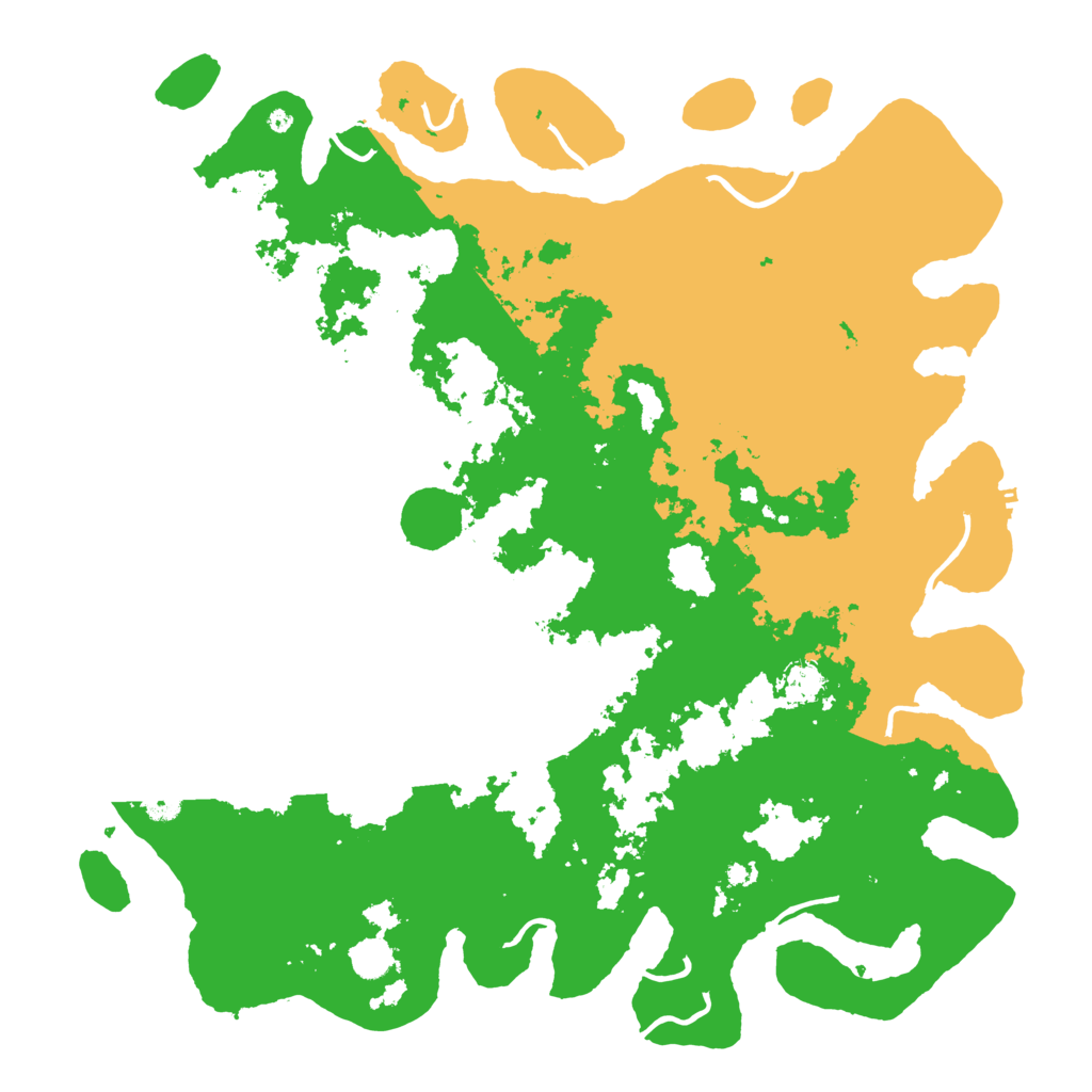 Biome Rust Map: Procedural Map, Size: 4800, Seed: 12671