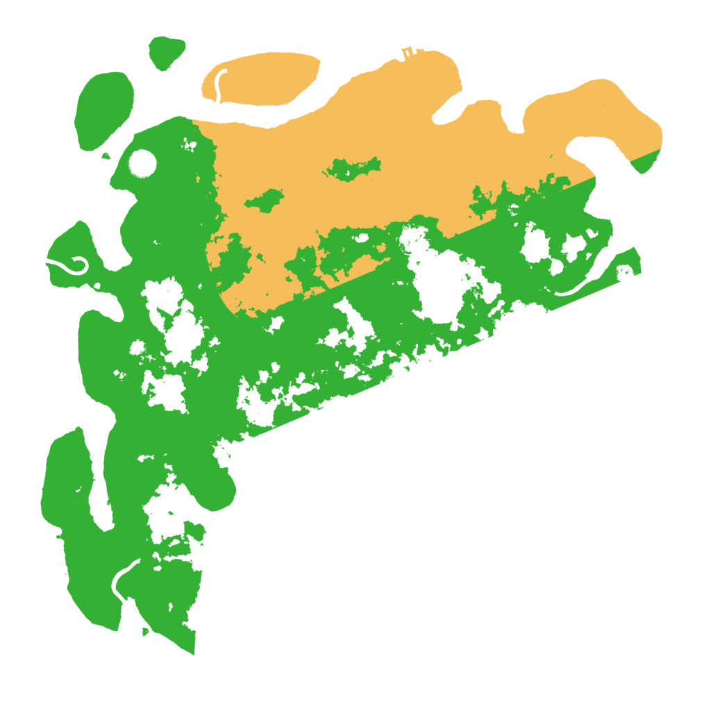 Biome Rust Map: Procedural Map, Size: 4500, Seed: 151622145