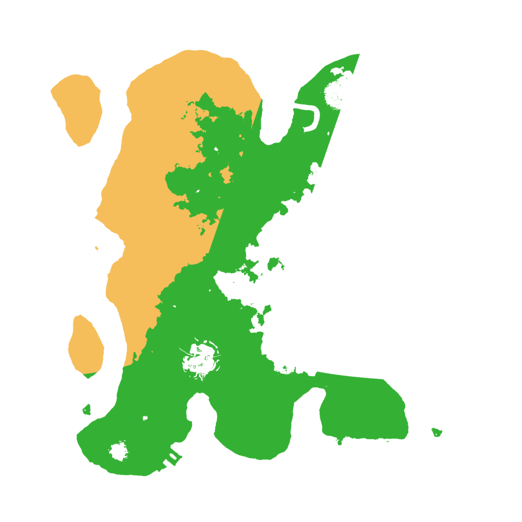 Biome Rust Map: Procedural Map, Size: 2600, Seed: 87263580