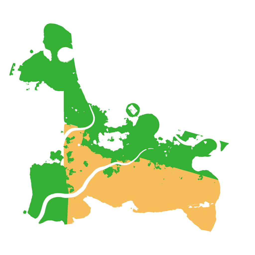 Biome Rust Map: Procedural Map, Size: 3000, Seed: 385194002