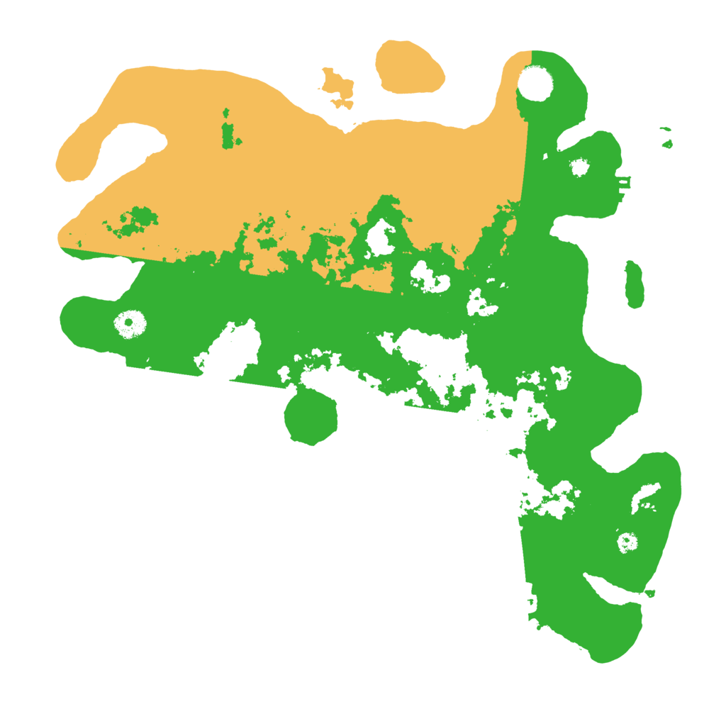 Biome Rust Map: Procedural Map, Size: 3700, Seed: 564366367