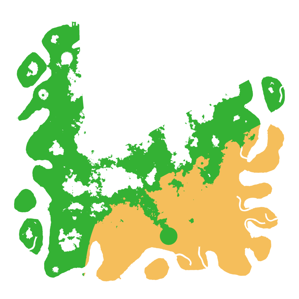 Biome Rust Map: Procedural Map, Size: 4500, Seed: 58771472
