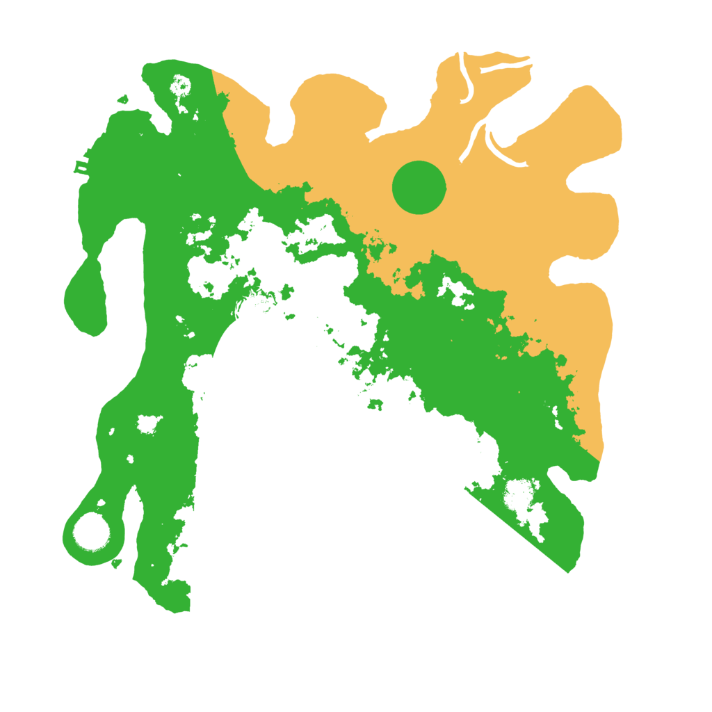 Biome Rust Map: Procedural Map, Size: 3500, Seed: 115868527