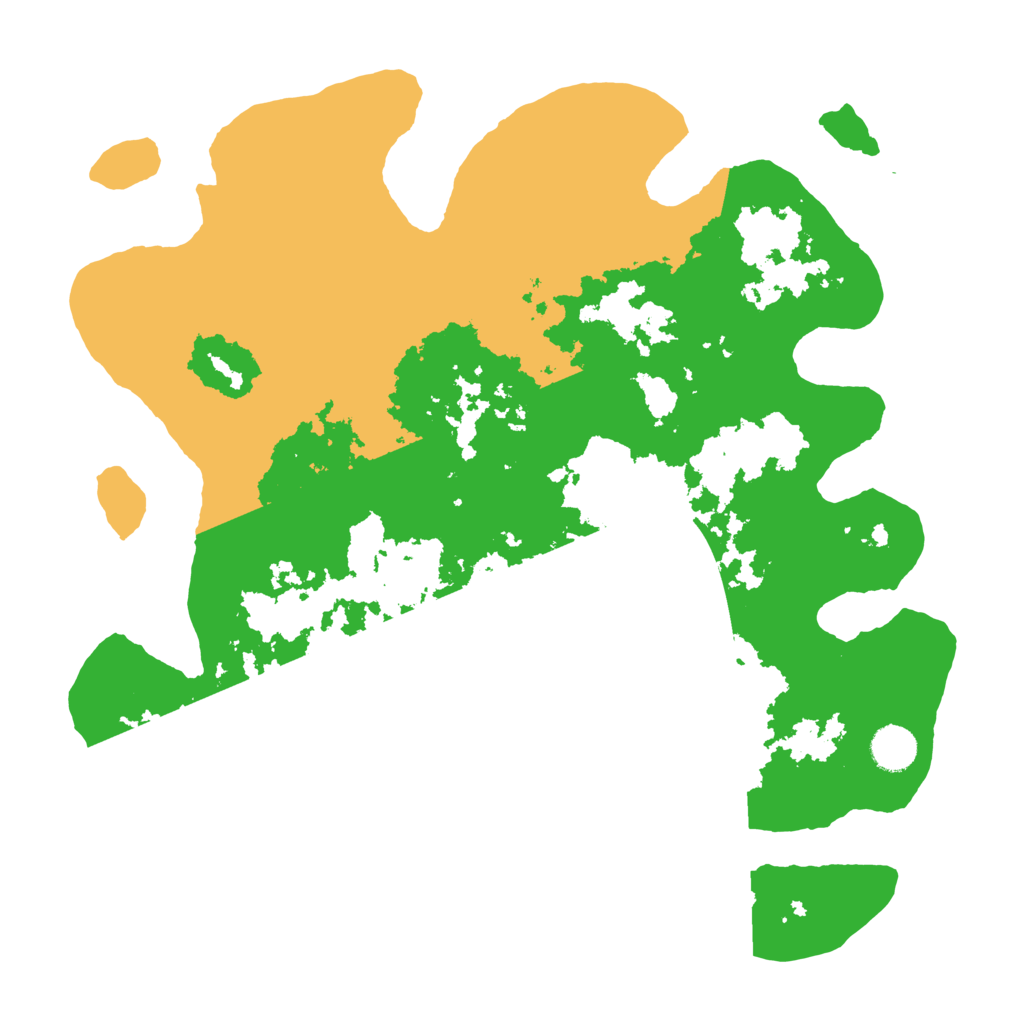 Biome Rust Map: Barren, Size: 3950, Seed: 86064952