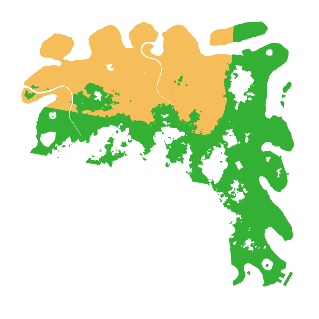 Biome Rust Map: Procedural Map, Size: 4250, Seed: 84827908