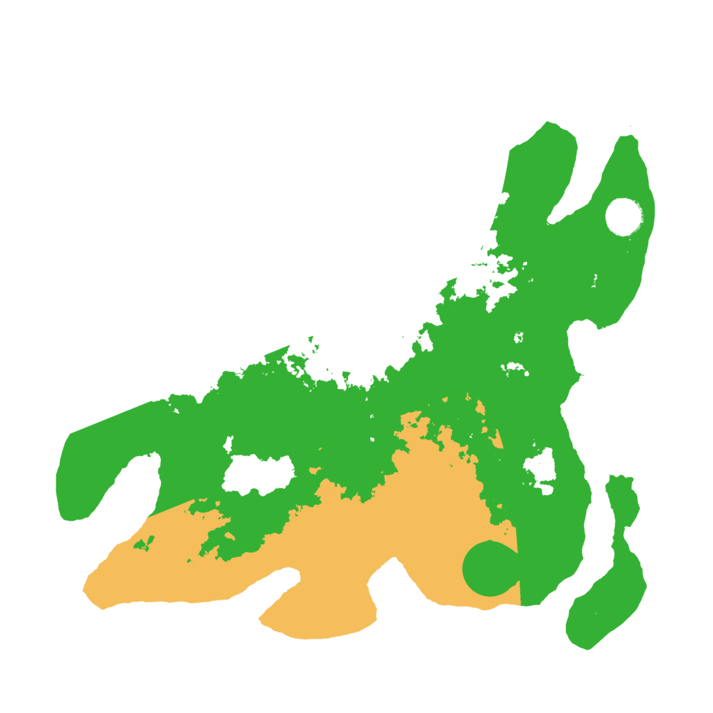 Biome Rust Map: Barren, Size: 3400, Seed: 69705083