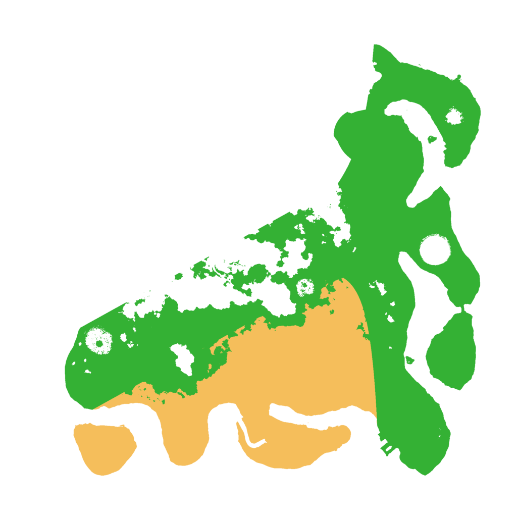 Biome Rust Map: Procedural Map, Size: 3000, Seed: 17551