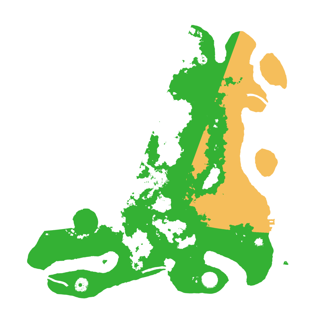 Biome Rust Map: Procedural Map, Size: 3500, Seed: 1929248