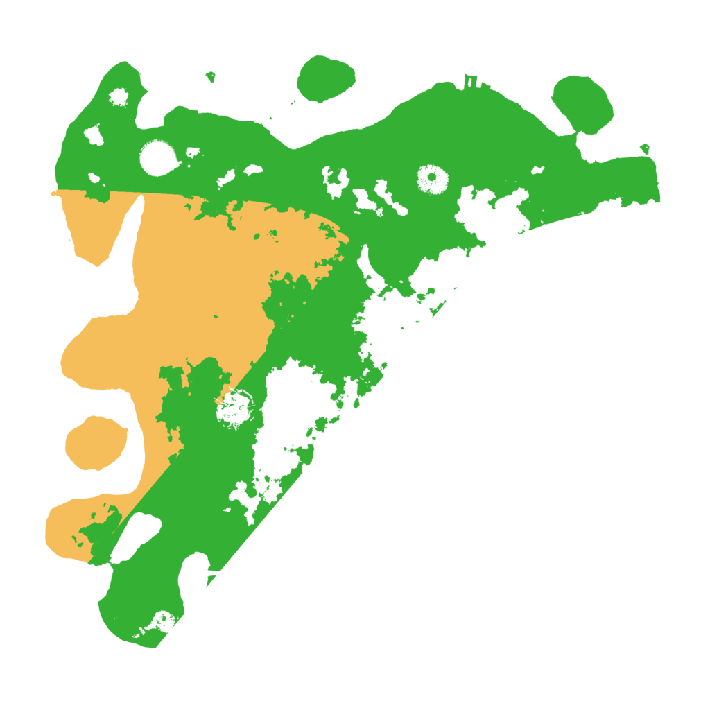 Biome Rust Map: Procedural Map, Size: 3500, Seed: 849202329