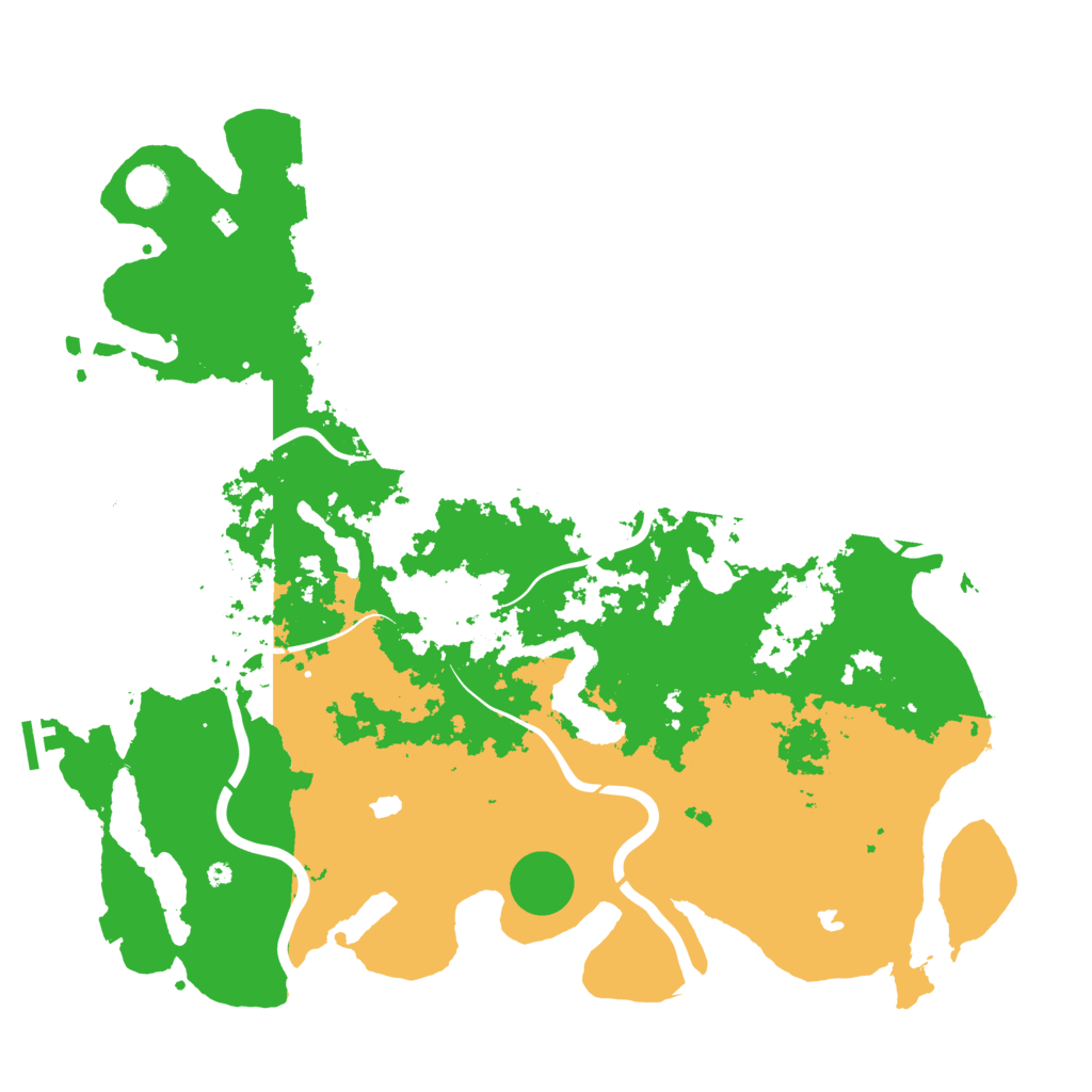 Biome Rust Map: Procedural Map, Size: 4500, Seed: 2115474412