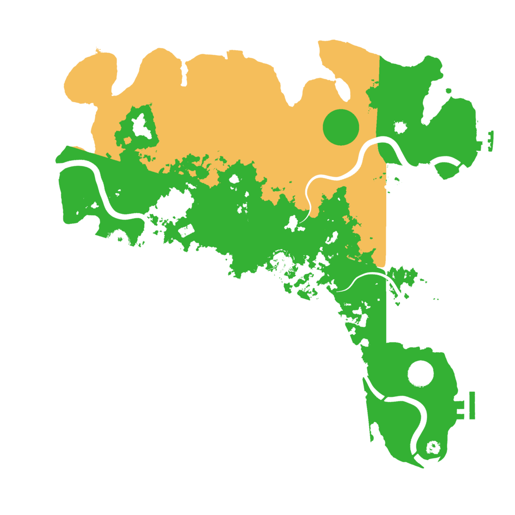 Biome Rust Map: Procedural Map, Size: 3750, Seed: 3039897