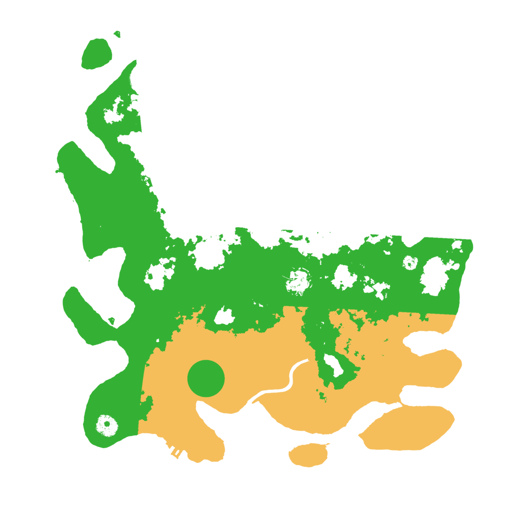 Biome Rust Map: Procedural Map, Size: 3600, Seed: 11706