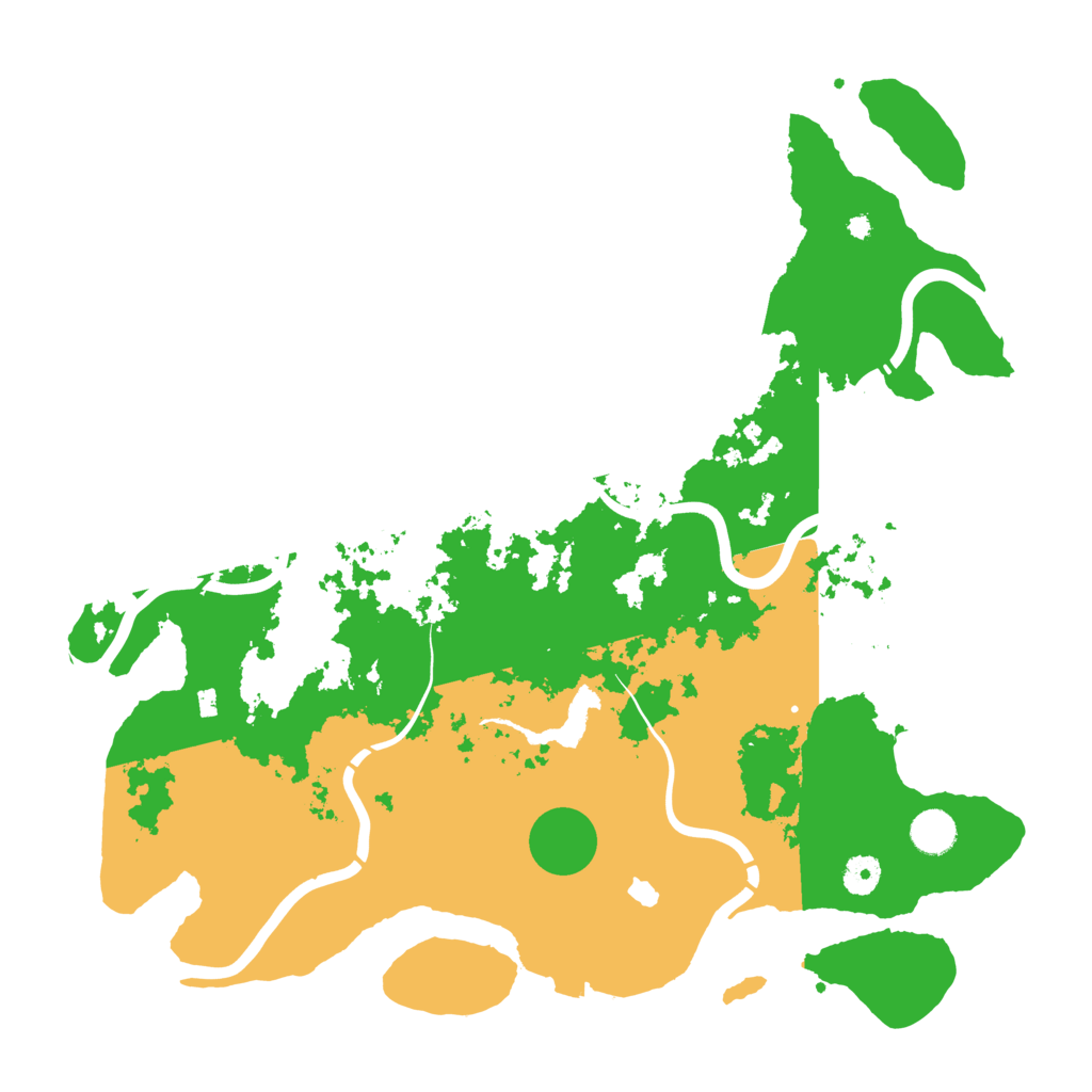 Biome Rust Map: Procedural Map, Size: 4250, Seed: 31393
