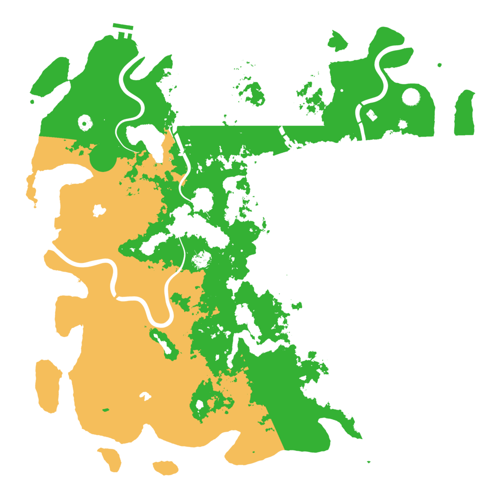 Biome Rust Map: Procedural Map, Size: 5000, Seed: 229257931