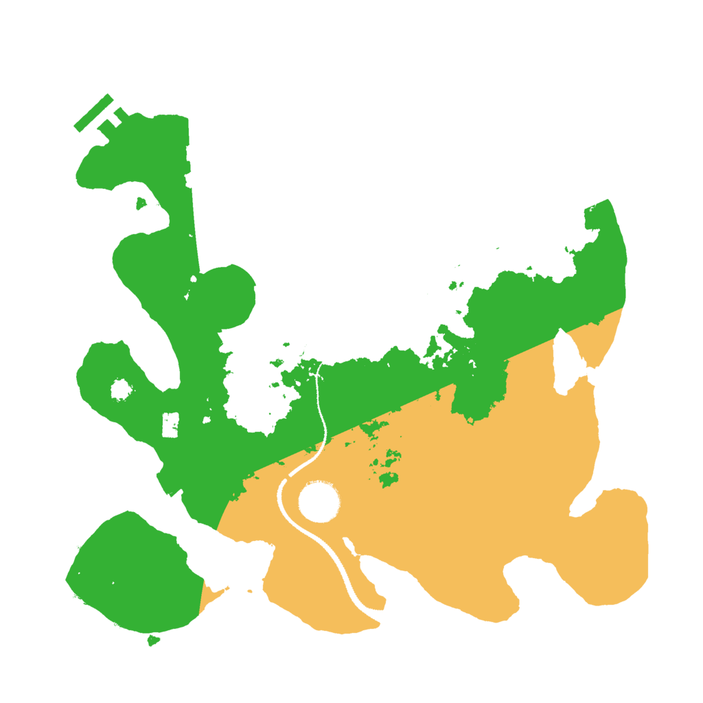 Biome Rust Map: Procedural Map, Size: 3000, Seed: 2457167